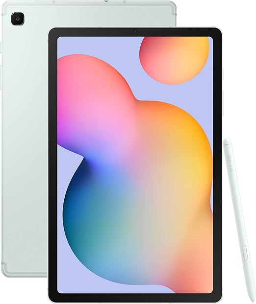 Samsung Galaxy Tab S6 Lite (2024) 10.4" 128GB WiFi Android Student Tablet, S Pen for Note-Taking, Gaming Ready, Long Battery Life, Expandable Storage, US Version, Mint, Amazon Exclusive